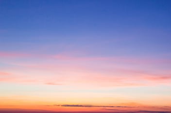 Sunset sky blue and yellow colours
